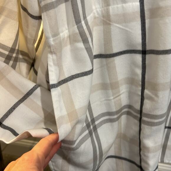 NWT Jachs Girlfriend Ladies Flannel Button Plaid Shirt Size XXL 2X Plus Size‎ - Picture 11 of 16